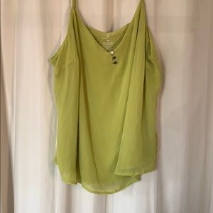 🍍5/$20🍍Pair: white/green professional cami